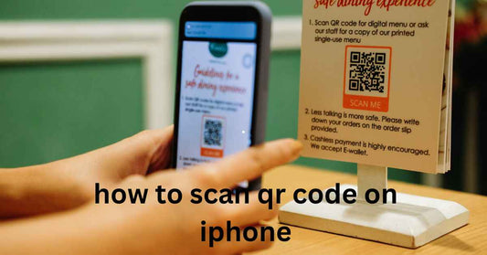 How to scan qr code on iphone