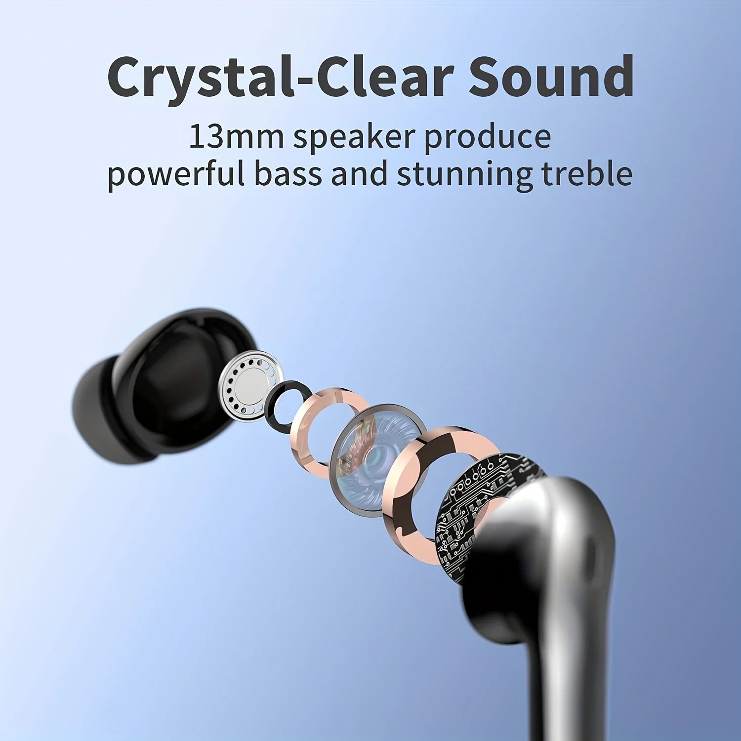 LIFEBEE X08 New Wireless in-ear Headphones With Good Sound Quality ,Noise Reduction ,IPX7 Waterproof