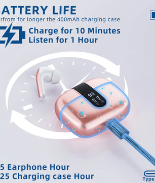 LIFEBEE X08 New Wireless in-ear Headphones With Good Sound Quality ,Noise Reduction ,IPX7 Waterproof