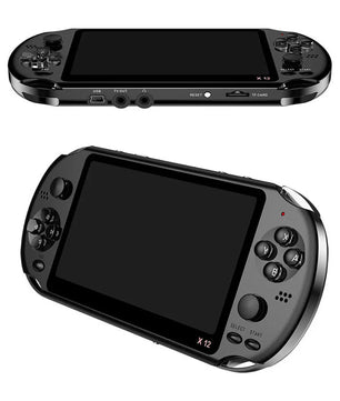 X12 Video Game 5.1" LCD Double Rocker Portable Mini Handheld Retro Game Console Video MP5 Player TF Card for GBA/NES 3000 Games