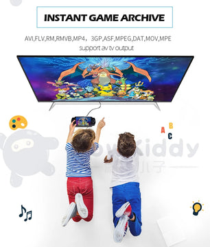 X12 Video Game 5.1" LCD Double Rocker Portable Mini Handheld Retro Game Console Video MP5 Player TF Card for GBA/NES 3000 Games