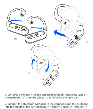 KZ AZ09 PRO Bluetooth 5.2 Cable Upgrade Wireless Ear Hook Earphone Cable With Charging Case For KZ ZAS ZAX ZSX AST ZS10 EDX PRO