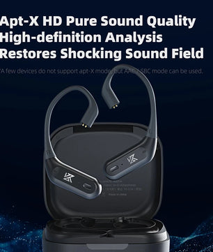 KZ AZ09 PRO Bluetooth 5.2 Cable Upgrade Wireless Ear Hook Earphone Cable With Charging Case For KZ ZAS ZAX ZSX AST ZS10 EDX PRO