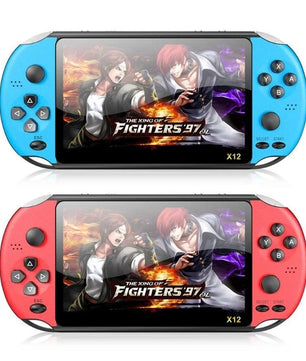 X12 Video Game 5.1" LCD Double Rocker Portable Mini Handheld Retro Game Console Video MP5 Player TF Card for GBA/NES 3000 Games