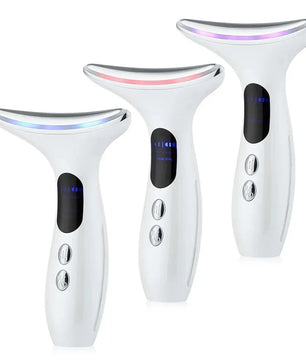 EMS Microcurrent Chin Lifting Face Neck Beauty Device LED Photon Firming Rejuvenation Anti Wrinkle Skin Care Facial Massager