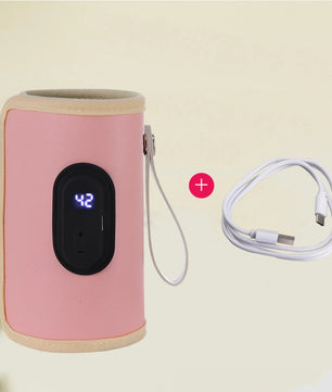 USB constant temperature heating bottle cup cover insulation artifact warm milk cover portable universal insulation cover for ou