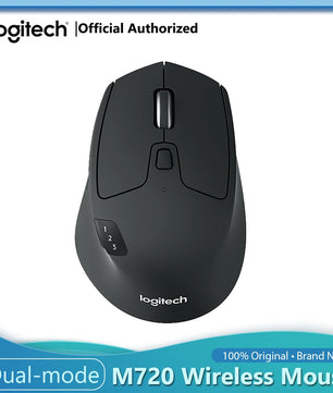 Logitech M720 Wireless Mouse 2.4GHz Bluetooth 1000DPI Gaming Mice Unifying Dual Mode Multi-device Office Gaming Mouse for PC