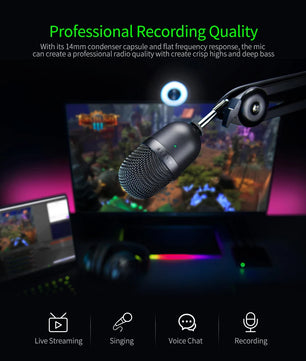 Razer Seiren Mini Microphone USB Microphone Ultra-compact Condenser Streaming Mic Razer Seiren Mini Microphone USB