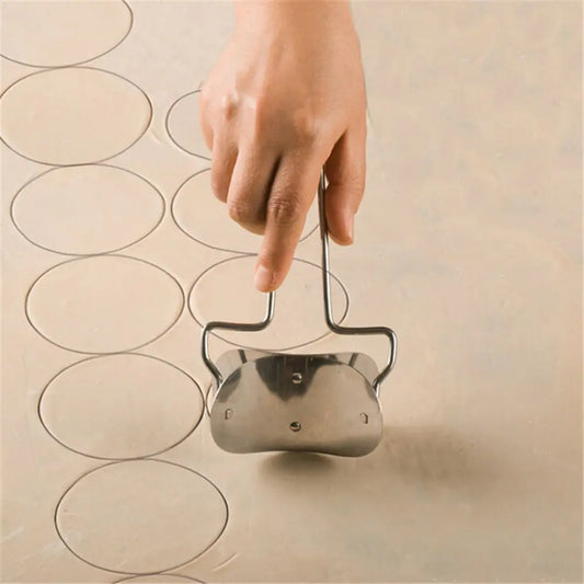 Stainless Steel Dumpling Wrapper Mould Dough Pie Ravioli Maker Pastry Cutter