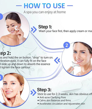 Dropshipping Facial Massager Neck Facial Beauty Device Lifting Tighten Skin Care Tool
