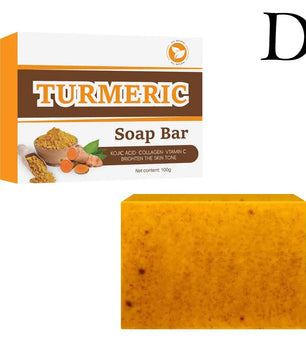 Turmeric Soap Face Cleansing Anti Acne Whitening Skin Lightening Face Remove