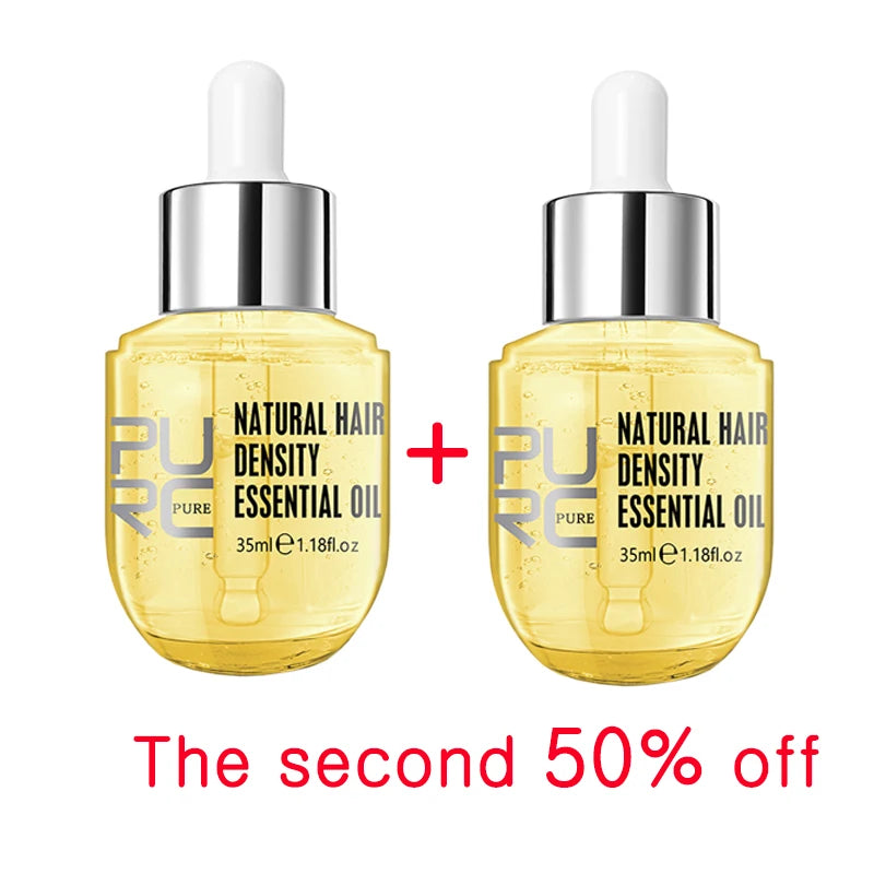 PURC Ginger Hair Growth Oil Fast Hair Loss Treatment Smoothing Repair