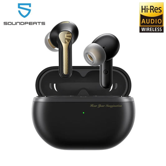 SoundPEATS Capsule3 Pro+ ANC Wireless Earphone Hi-Res Audio Bluetooth 5.3 Earbuds HiFi Stereo Sound with xMEMS Speaker,6 Mic,43H