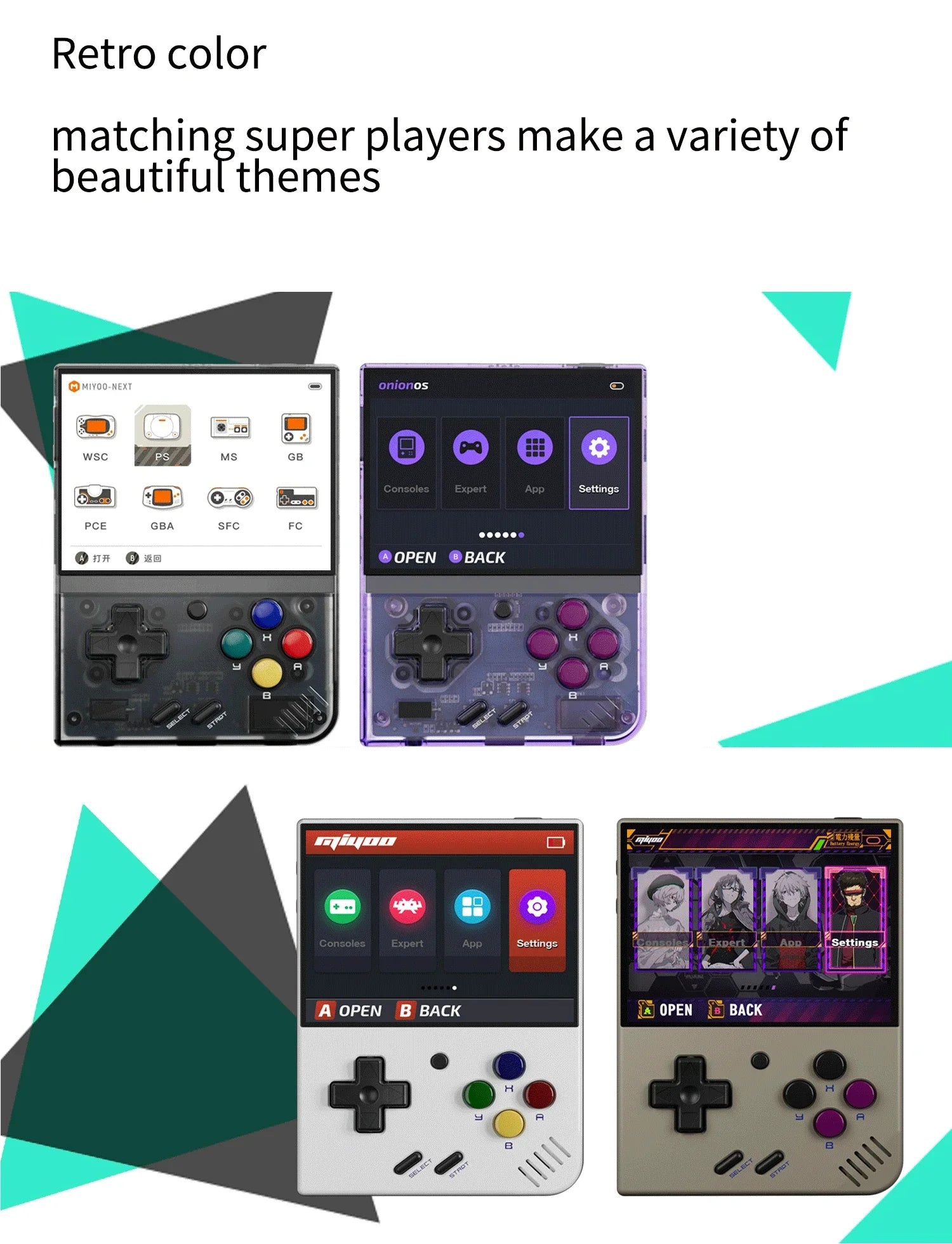 NEW Miyoo mini + Miyoomini Plus 3.5'' IPS OCA Portable 128GB Video Game Consoles ARM-Cortea-A7 3000mAh Support More Retro Game