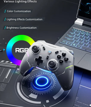MACHENIKE G5 Pro Gaming Controller Three Mode Fps Wireless Game Pad Hall Trigger Joystick For Switch Pc Steam Gift
