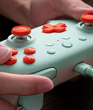 8BitDo Ultimate 2C Wired Gaming Controller Gamepad with Hall Effect Joystick for PC Windows 10 11， Android and Raspberry Pi