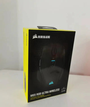 Corsair M65 RGB Ultra Wireless Tunable FPS Wireless Gaming MouseSub-1ms Slipstream Wireless Technology 26,000 DPI -White/Black