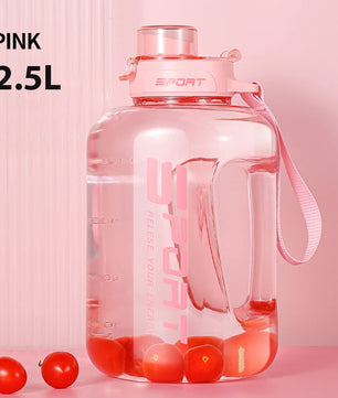 Water Bottle Large Sports Water Bottle Travel Kettle Large Fitness Gym Portable Capacity with Straw Leakage-Proof Cup Drinkware