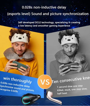 Wireless Bluetooth Earphones Earring HIFI Bass Music Headphones Ear Clip Sport TWS Earbuds Game Headset PK Ambie Sound Earcuffs