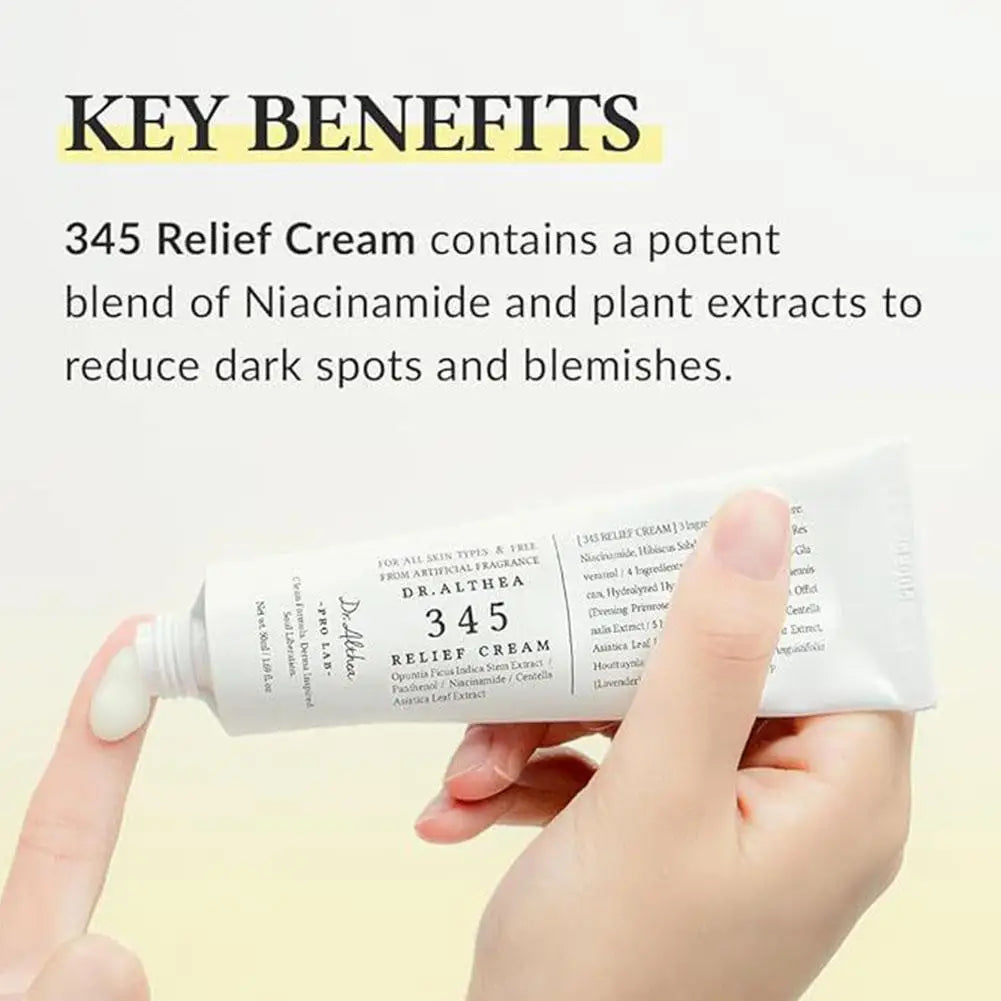 Dr.Althea 345 Relief Face Cream Address Blemishes Nourishing Skin