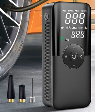 CARSUN Rechargeable Air Pump Tire Inflator Portable Compressor Digital Cordless Car Tyre