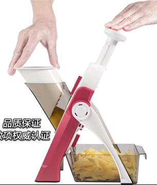 Adjustable Mandoline Slicer Stainless Steel Vegetable Slicer Julienne Safe Vegetable Dicer Onion Carrot Slicer