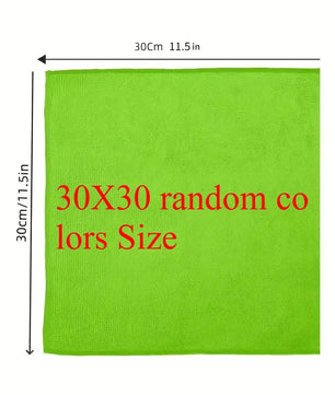 5/10/20pcs Kitchen Towel, Ultra-fine Fiber Light Gray Cleaning Cloth Set, Absorbent, Soft And Stain-removing Cloth