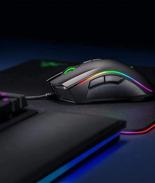 Razer Mamba Elite 5G 16000 dpi wired gaming mouse, optical sensor, 9 programmable buttons, mechanical switches, ergonomic shape