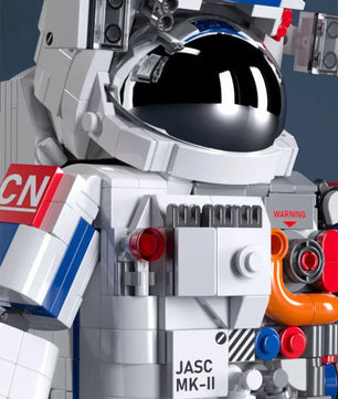 900PCS MOC Spaceman Astronaut Model Building Blocks Mechanical Exploring Adventure Assemble Bricks Puzzle Toy Christmas Gift Kid