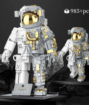 900PCS MOC Spaceman Astronaut Model Building Blocks Mechanical Exploring Adventure Assemble Bricks Puzzle Toy Christmas Gift Kid