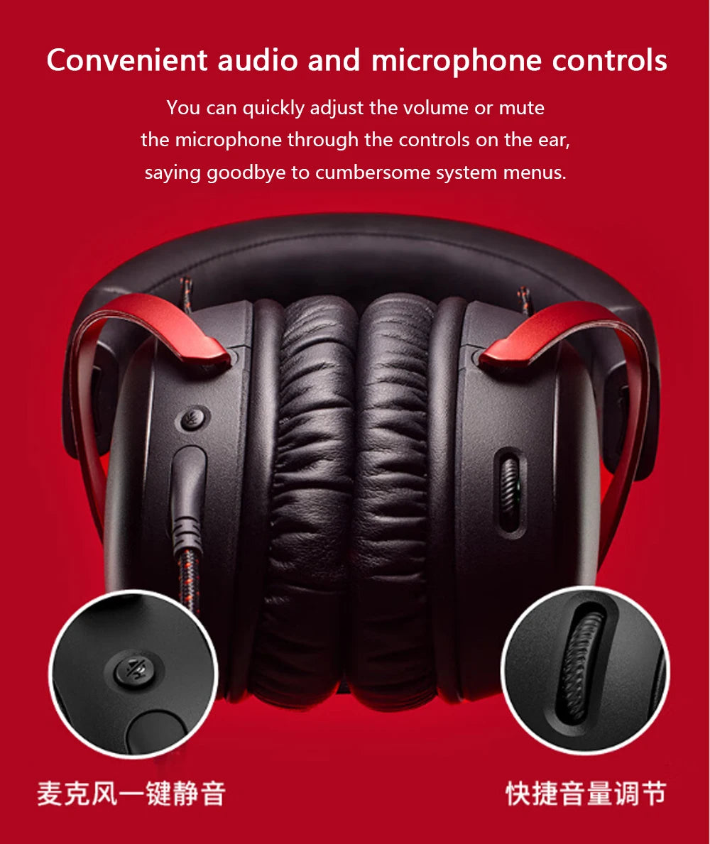 HyperX Cloud 3 III Wired Gaming Headset eSports Professional Head Mounted Headphone For PC PS4 PS5 Xbox Switch Accessories