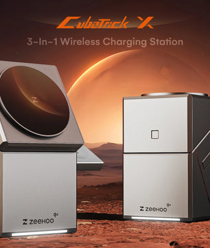 ZEEHOO CubeTrick-X， 3 In 1 15W Fast Charger Wireless ,  Qi2  Wireless Charger， For iphone16 15 14 pro max, Apple Watch ,airpods