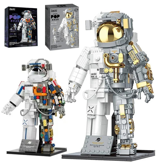 900PCS MOC Spaceman Astronaut Model Building Blocks Mechanical Exploring Adventure Assemble Bricks Puzzle Toy Christmas Gift Kid