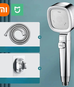 Xiaomi High Pressure Shower Head 3 Modes Adjustable Filter Shower Head Set New Smart Bathroom Shower Head Accessories Sprayer