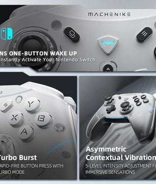 MACHENIKE G5 Pro Gaming Controller Three Mode Fps Wireless Game Pad Hall Trigger Joystick For Switch Pc Steam Gift