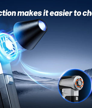 New 180000RPM Turbo Jet Fan Electric Dust Blower High Speed Brushless Motor 40m/s Wind 3 Speed Adjustable Handheld Violent Fan