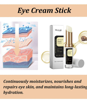 Snail Eye Cream Stick Collagen Fade Fine Lines Wrinkle Lightening Dark Circles