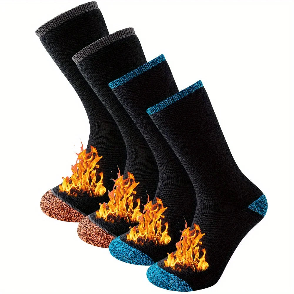 2-Pack Winter Thermal Socks for Men & Women