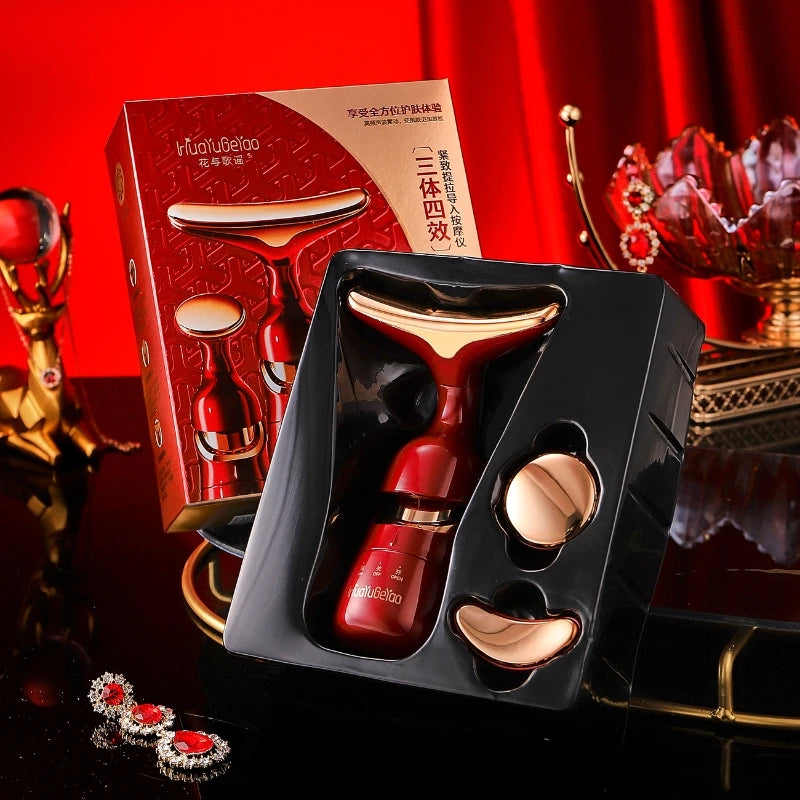 3 In 1 Facial Lifting Device Neck Facial Eye Massage Face Slimmer