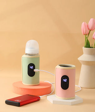 USB constant temperature heating bottle cup cover insulation artifact warm milk cover portable universal insulation cover for ou
