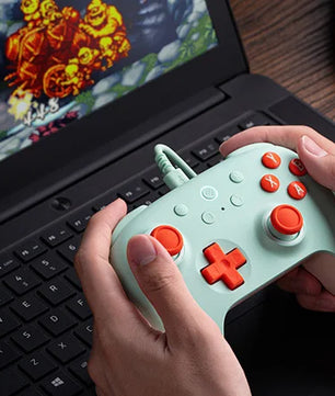 8BitDo Ultimate 2C Wired Gaming Controller Gamepad with Hall Effect Joystick for PC Windows 10 11， Android and Raspberry Pi