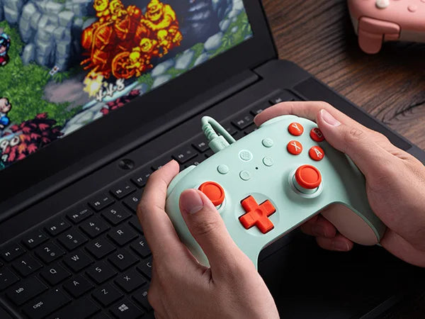 8BitDo Ultimate 2C Wired Gaming Controller Gamepad with Hall Effect Joystick for PC Windows 10 11， Android and Raspberry Pi