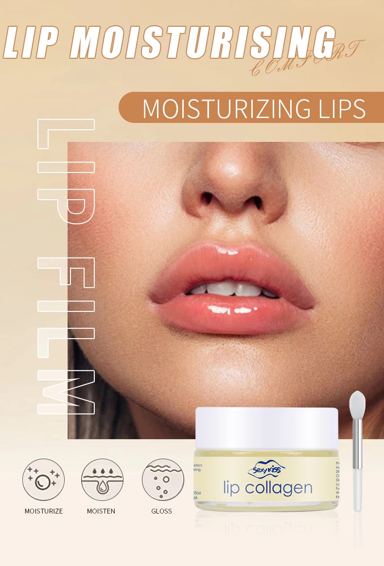 Hyaluronic acid collagen Sleep lip mask 20g deep hydration lasting moisturizing