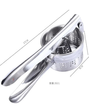 Stainless Steel Potato Masher & Vegetable Juicer