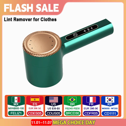 Lint Remover For Clothes Usb Electric Rechargeable Hair Ball Trimmer Fuzz Clothes Sweater Shaver Reels Removal Device