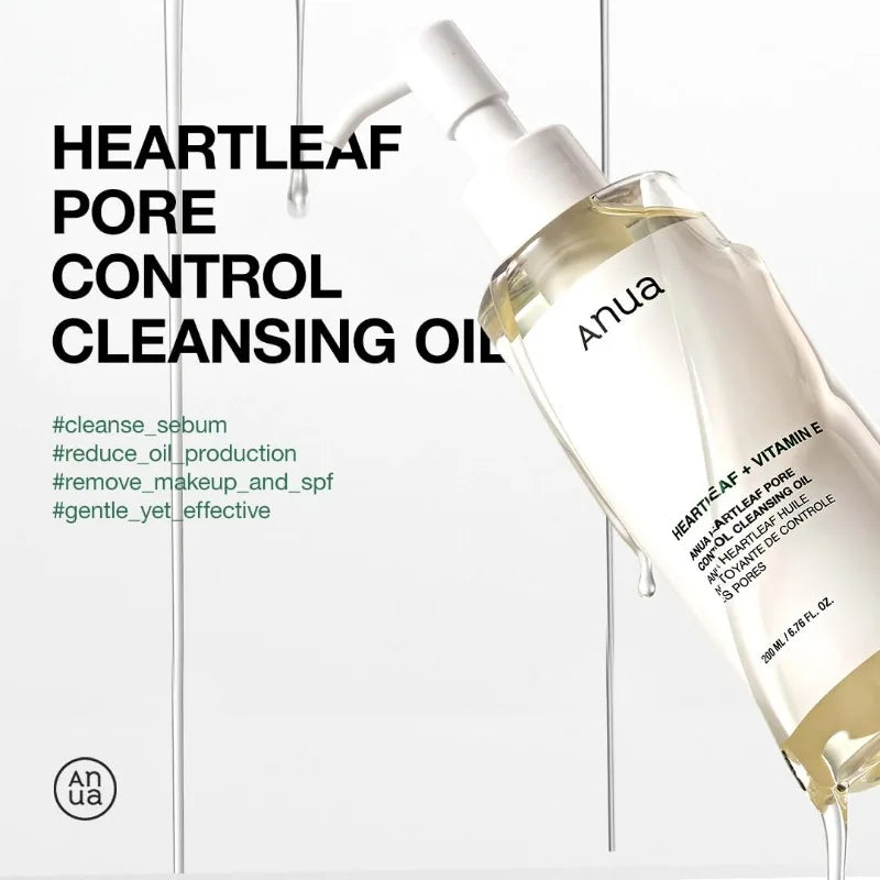 Anua Heartleaf Pore Control Cleansing Oil Korean Cleanser 200ml