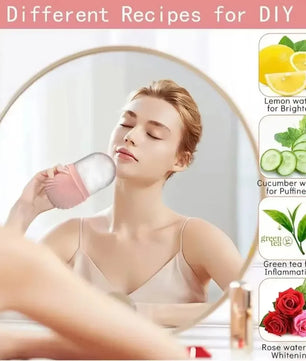 Ice Face Roller Facial Lifting Contouring Tools Silicone Ice Cube Trays Ice Globe Balls Eye Face Massager Beauty Skin Care Tools