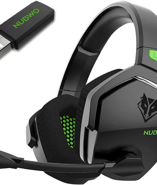 NUBWO G06 Dual Wireless Gaming Headset with Microphone for PS5, PS4, PC, Mobile, Switch, 2.4GHz Bluetooth 5.3 Gaming Headphones