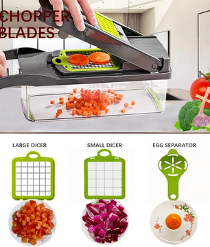 14Set of multifunctional grater, potato shredded vegetables, dicing, handy gadget slicer, kitchen for home, lazy shredding
