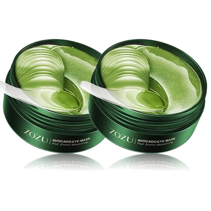 60pcs/120pcs Avocado Golden Collagen Eye Mask Anti Dark Circles